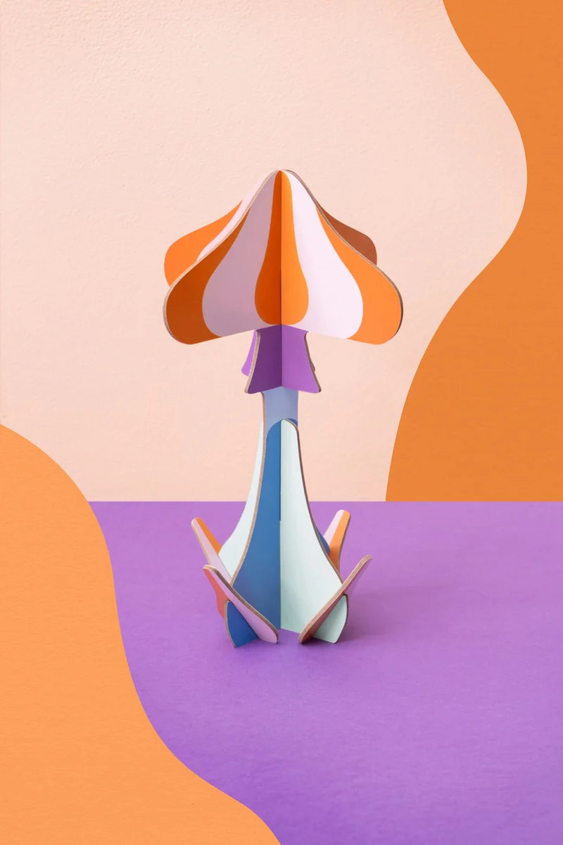 Mushroom Paper Sculpture 3