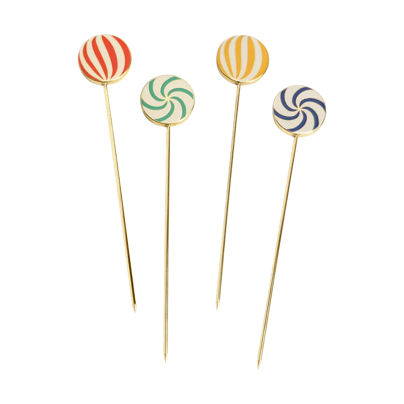 Juego De 4 Cocktail Sticks Candy Crush
