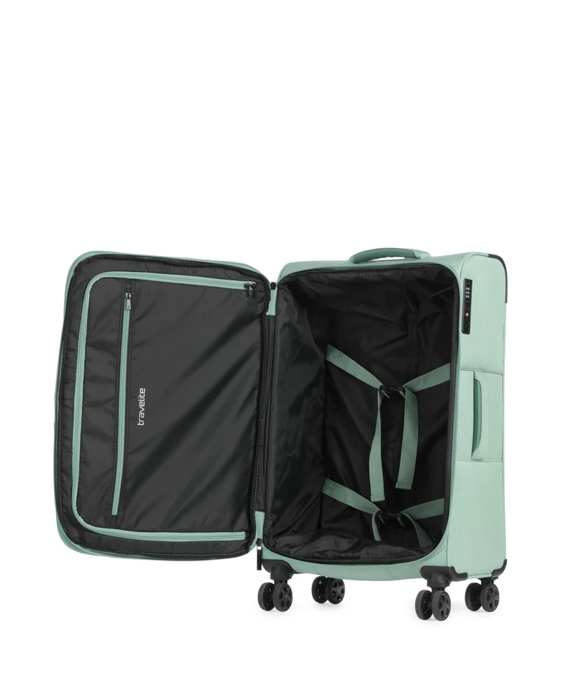 Travelite Kick Off Juego de maletas (4 ruedas) sage green