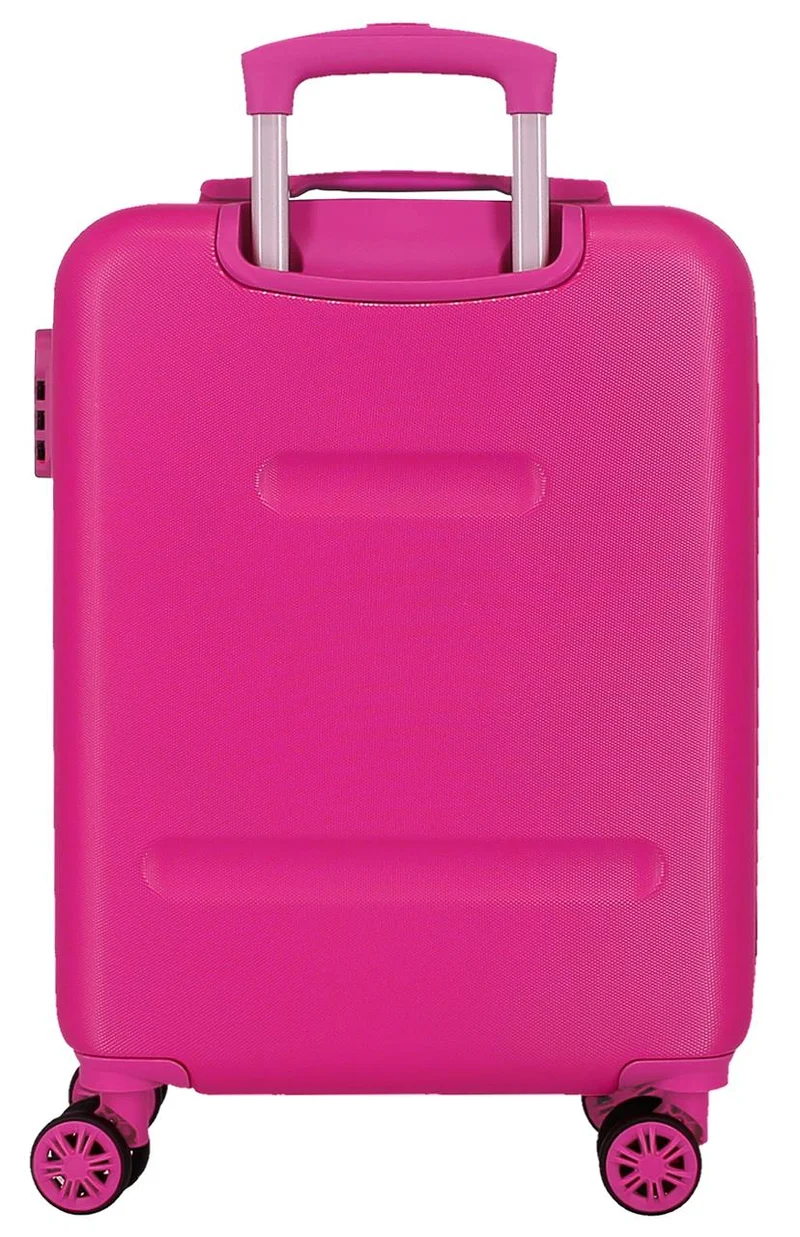 3231142 TROLLEY ABS 55CM. 4R. MOVOM BLOCK FUCSIA