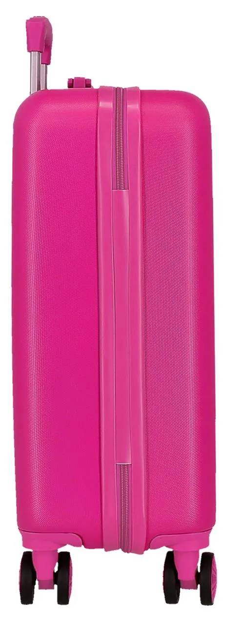 3231142 TROLLEY ABS 55CM. 4R. MOVOM BLOCK FUCSIA