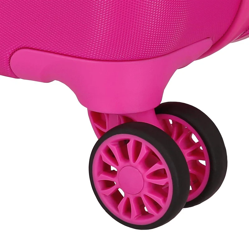 3231142 TROLLEY ABS 55CM. 4R. MOVOM BLOCK FUCSIA