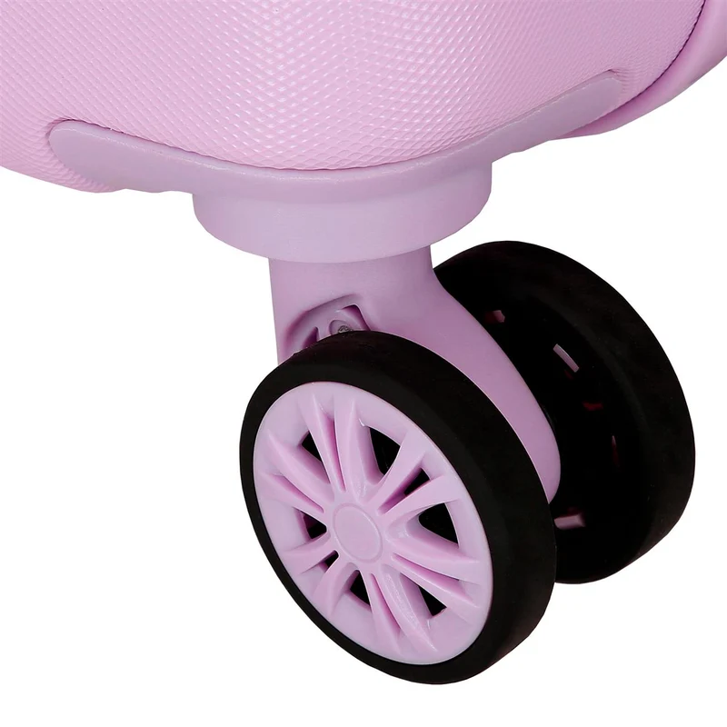 3211142 TROLLEY ABS 55CM. 4R. MOVOM BEST WISHES LILA