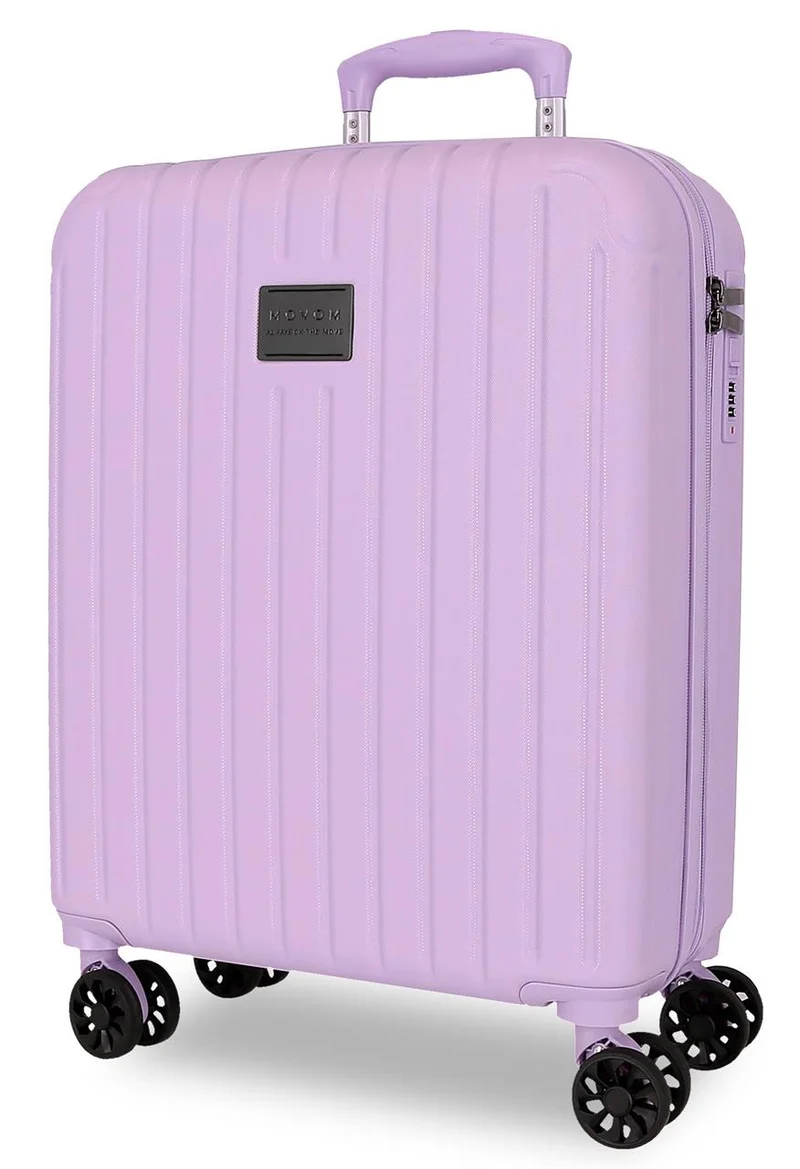 5558626 TROLLEY ABS 55CM. C/EXP. 4R. MOVOM TIMBER LILA