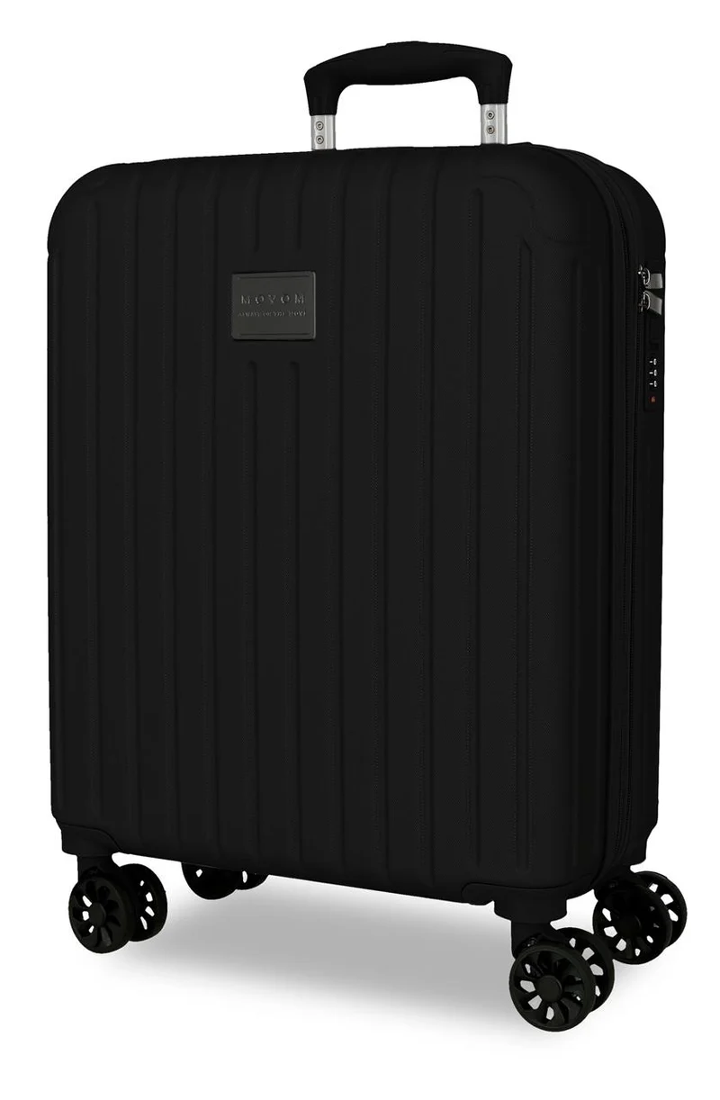 5558620 TROLLEY ABS 55CM. C/EXP. 4R. MOVOM TIMBER NEGRO