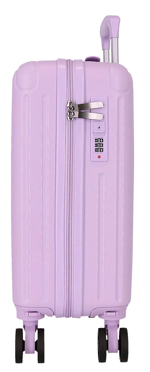 5556326 TROLLEY ABS 40CM. 4Ruedas EXTRAIBLES. MOVOM TIMBER LILA