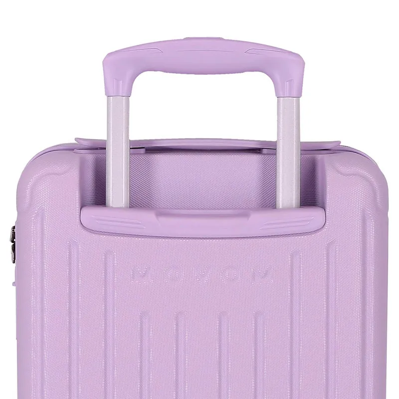 5556326 TROLLEY ABS 40CM. 4Ruedas EXTRAIBLES. MOVOM TIMBER LILA