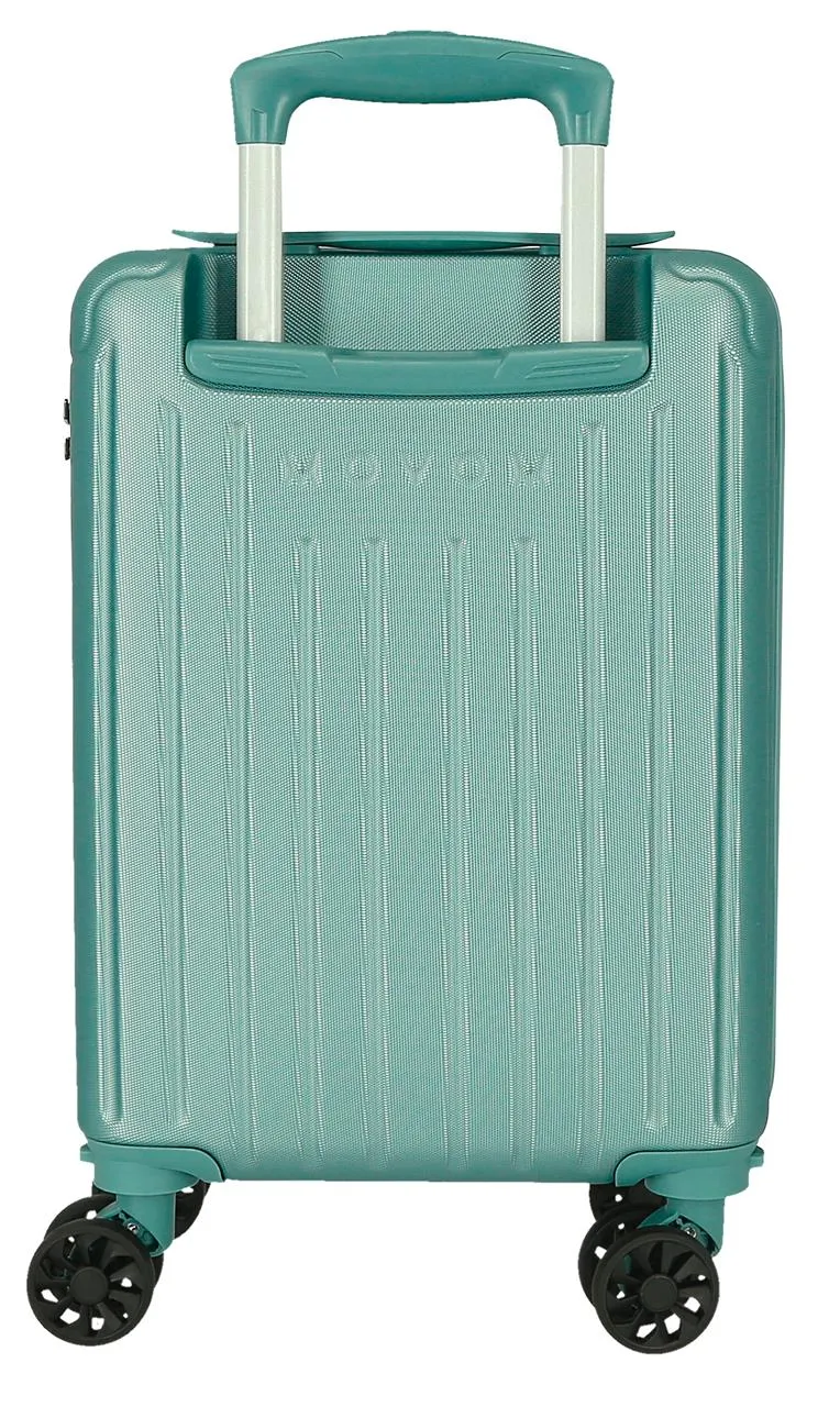 5556323 TROLLEY ABS 40CM. 4R. EXTRAIBLES. MOVOM TIMBER TURQU