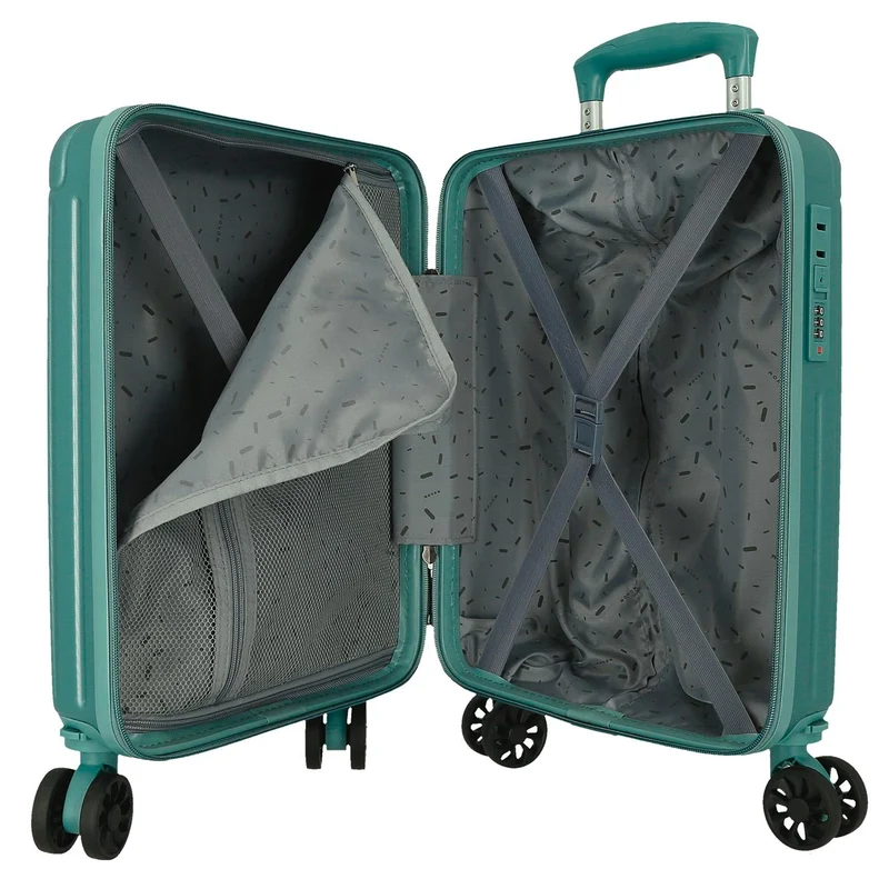 5556323 TROLLEY ABS 40CM. 4R. EXTRAIBLES. MOVOM TIMBER TURQU