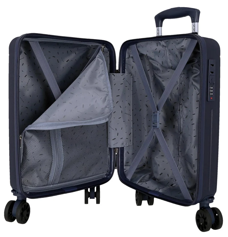 5556321 TROLLEY ABS 40CM. 4R. EXTRAIBLES. MOVOM TIMBER MARIN