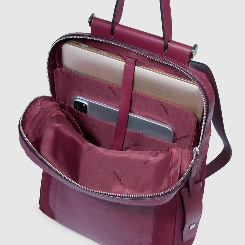 Zaino donna porta pc 14" in tessuto riciclato