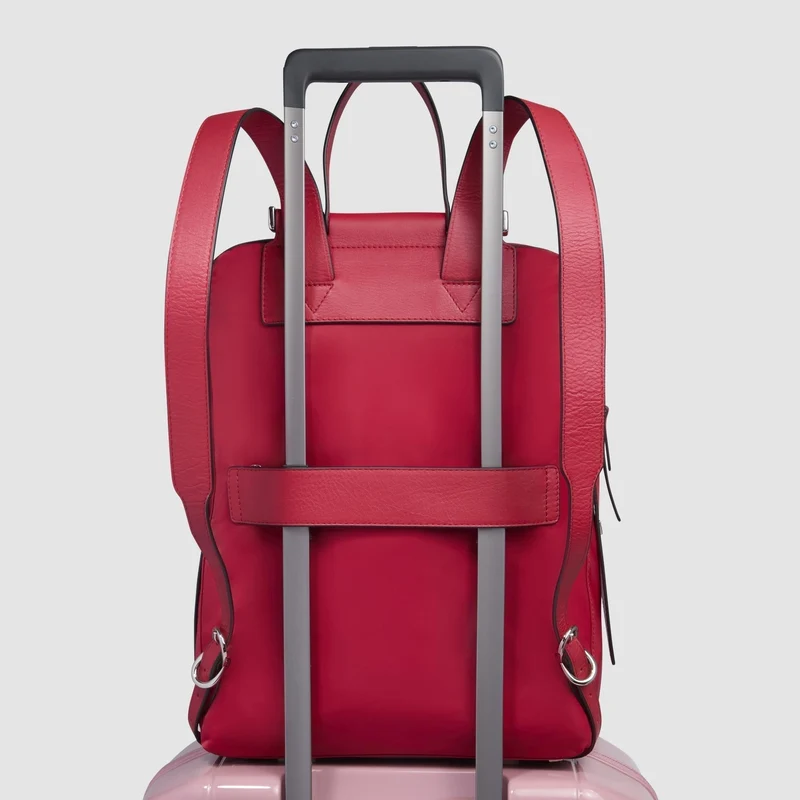 Zaino donna porta pc 14" in tessuto riciclato