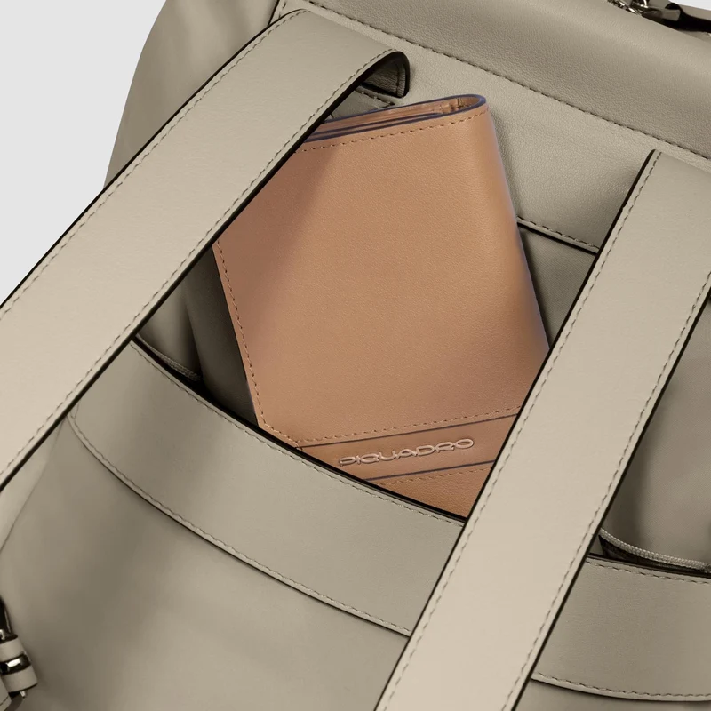 Zaino donna porta iPad® in tessuto riciclato