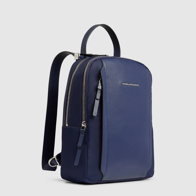 Zaino donna porta iPad® in tessuto riciclato