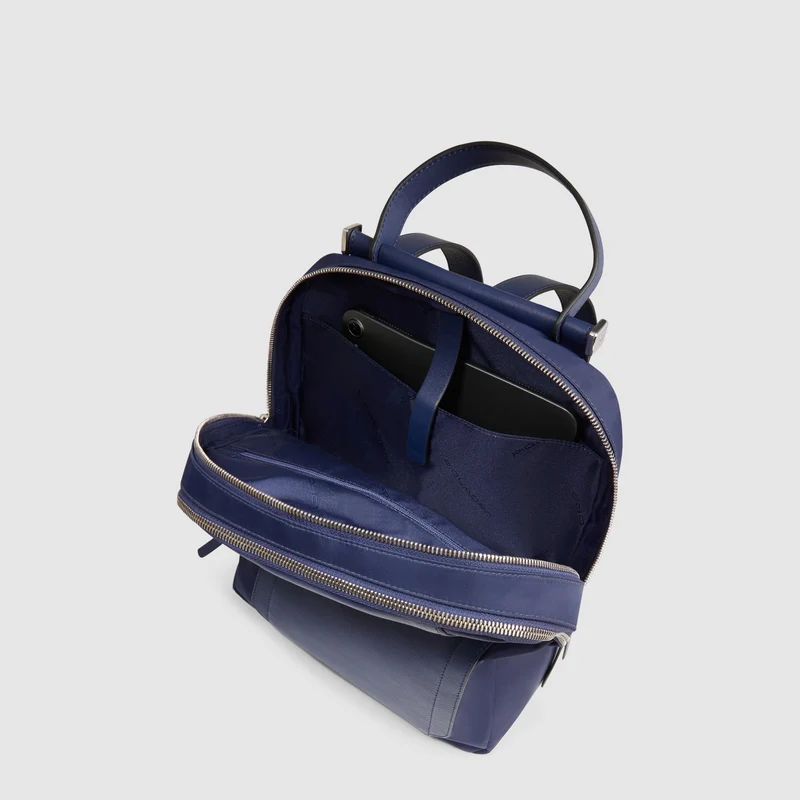 Zaino donna porta iPad® in tessuto riciclato