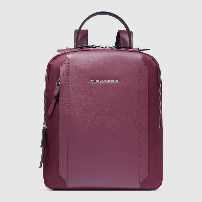 Zaino donna porta iPad® in tessuto riciclato