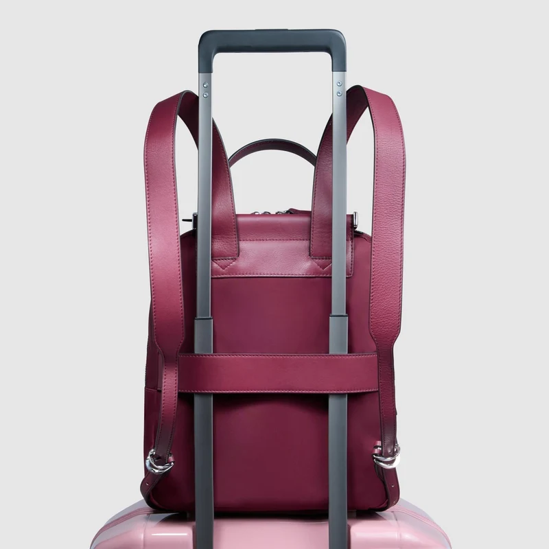 Zaino donna porta iPad® in tessuto riciclato