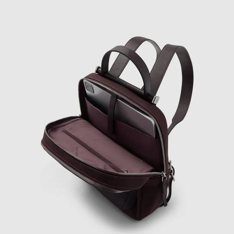 Zaino donna porta iPad® in tessuto riciclato