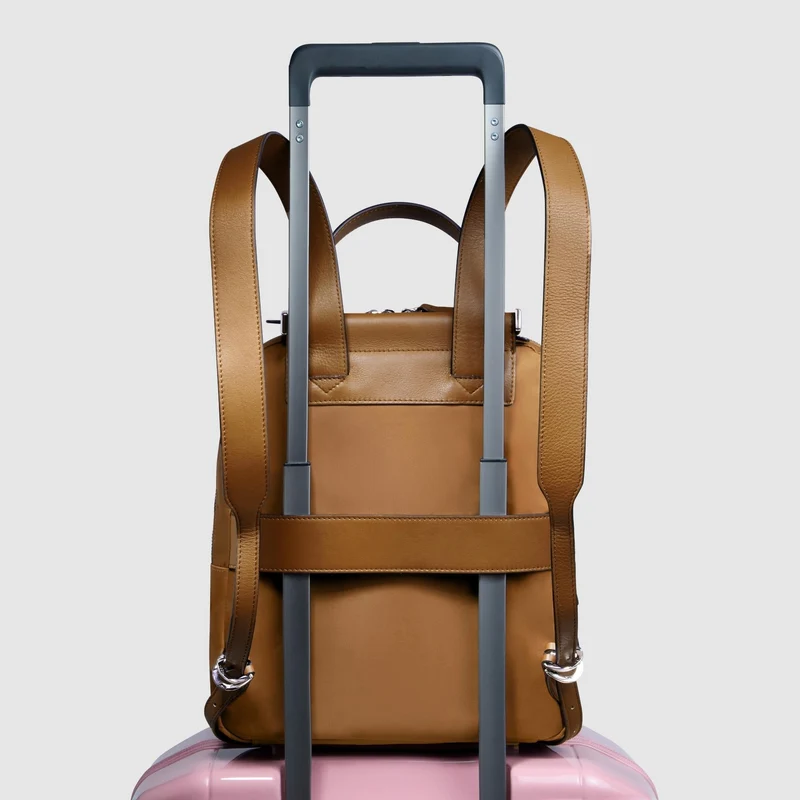 Zaino donna porta iPad® in tessuto riciclato
