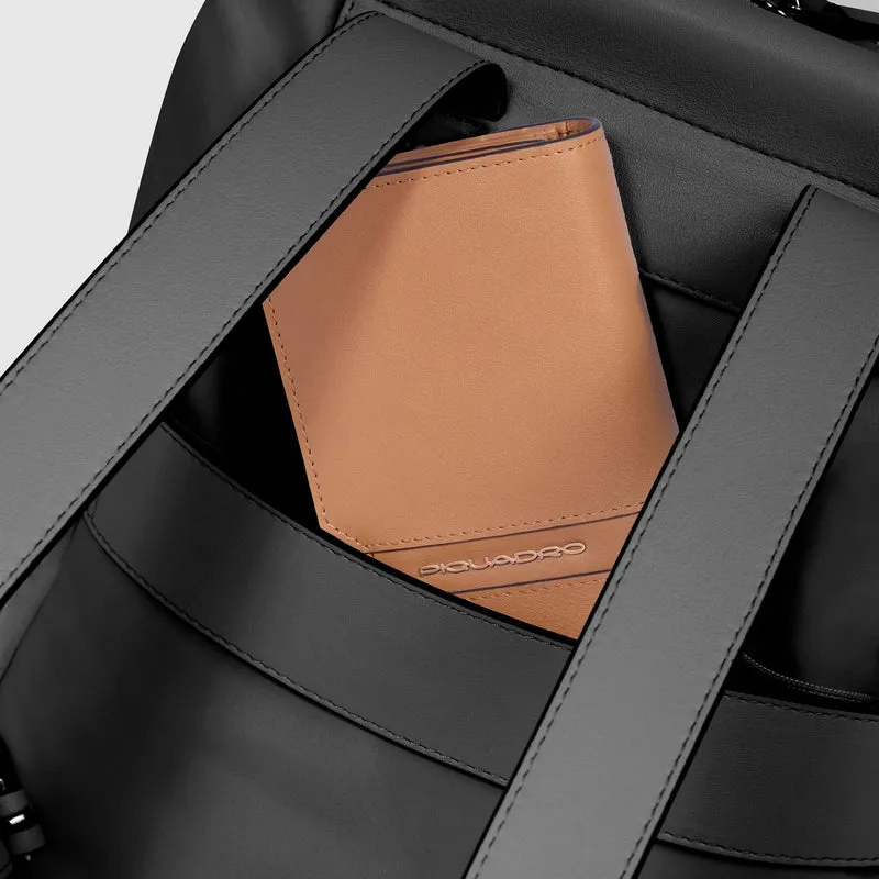 Zaino donna porta iPad® in tessuto riciclato
