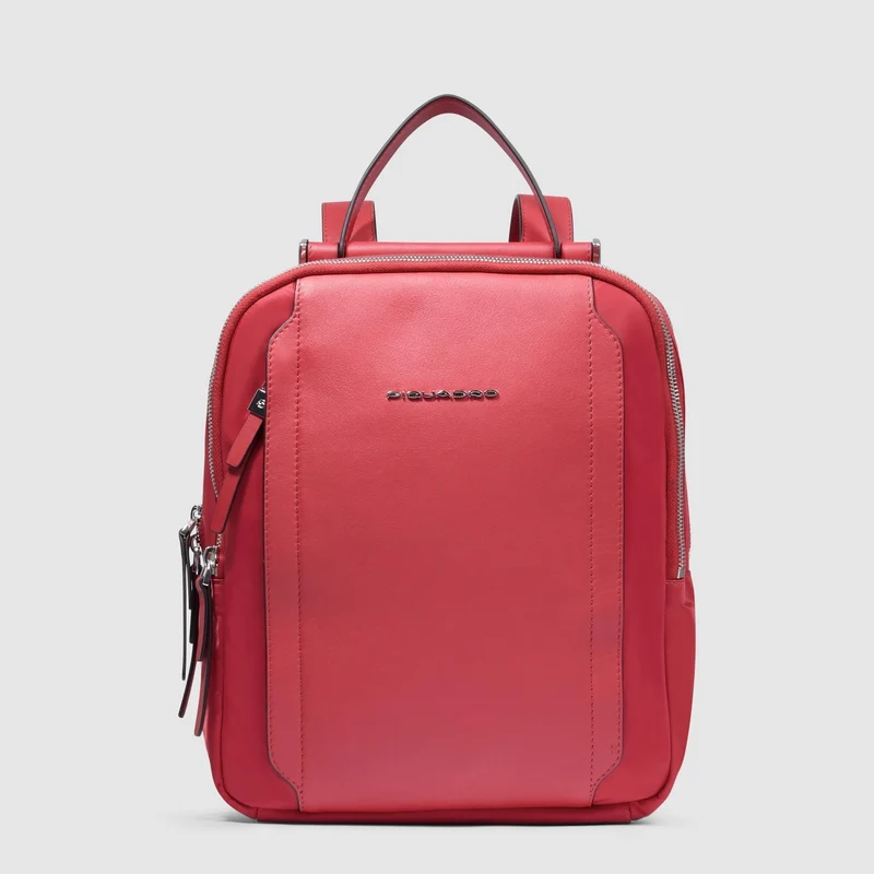 Zaino donna porta iPad® in tessuto riciclato