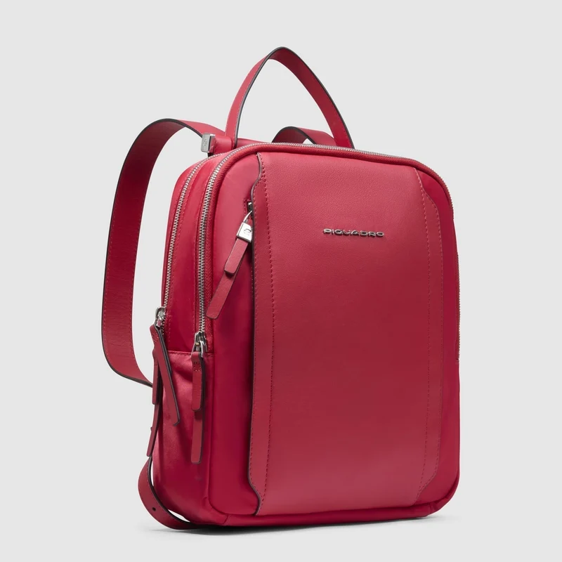 Zaino donna porta iPad® in tessuto riciclato
