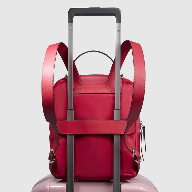 Zaino donna porta iPad® in tessuto riciclato