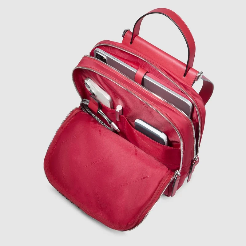 Zaino donna porta iPad® in tessuto riciclato
