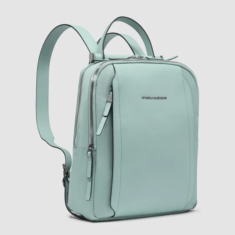Zaino donna porta iPad® in tessuto riciclato