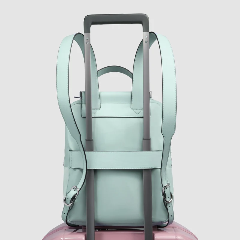Zaino donna porta iPad® in tessuto riciclato