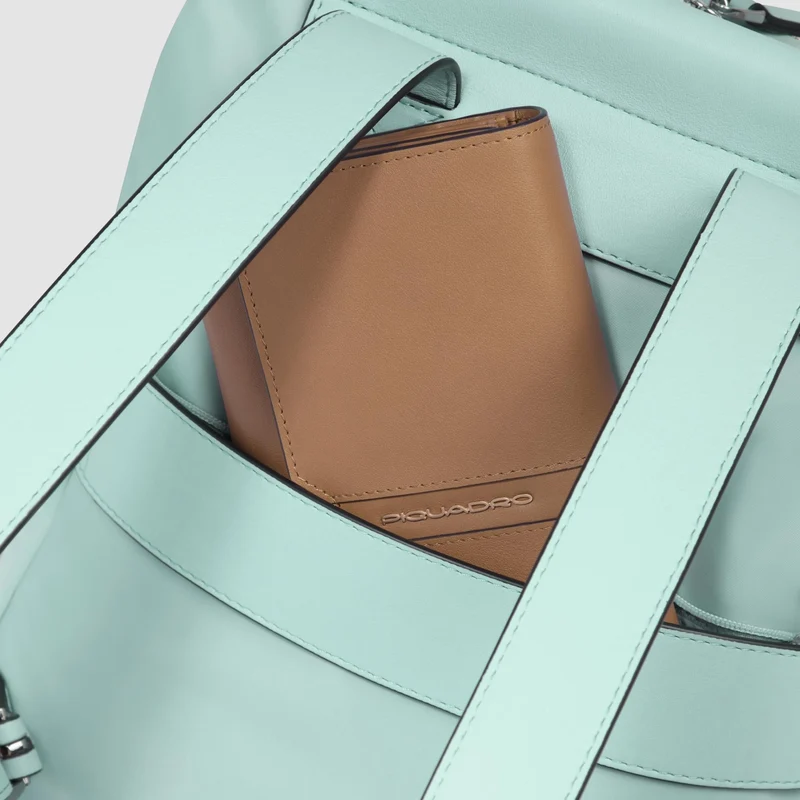 Zaino donna porta iPad® in tessuto riciclato