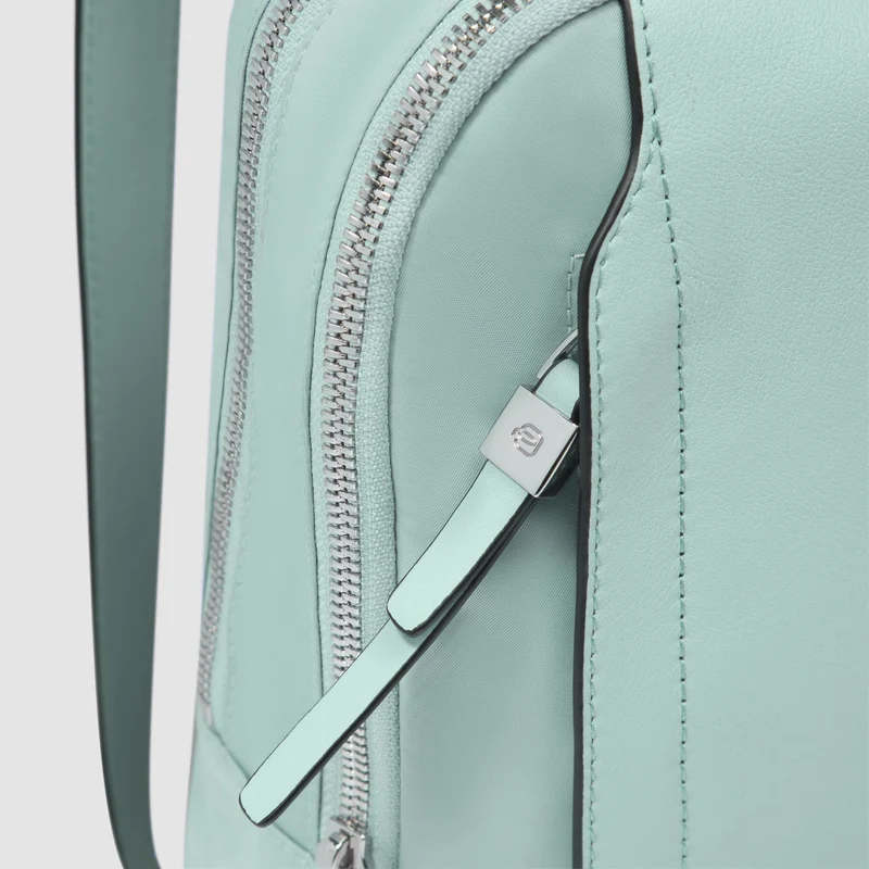 Zaino donna porta iPad® in tessuto riciclato