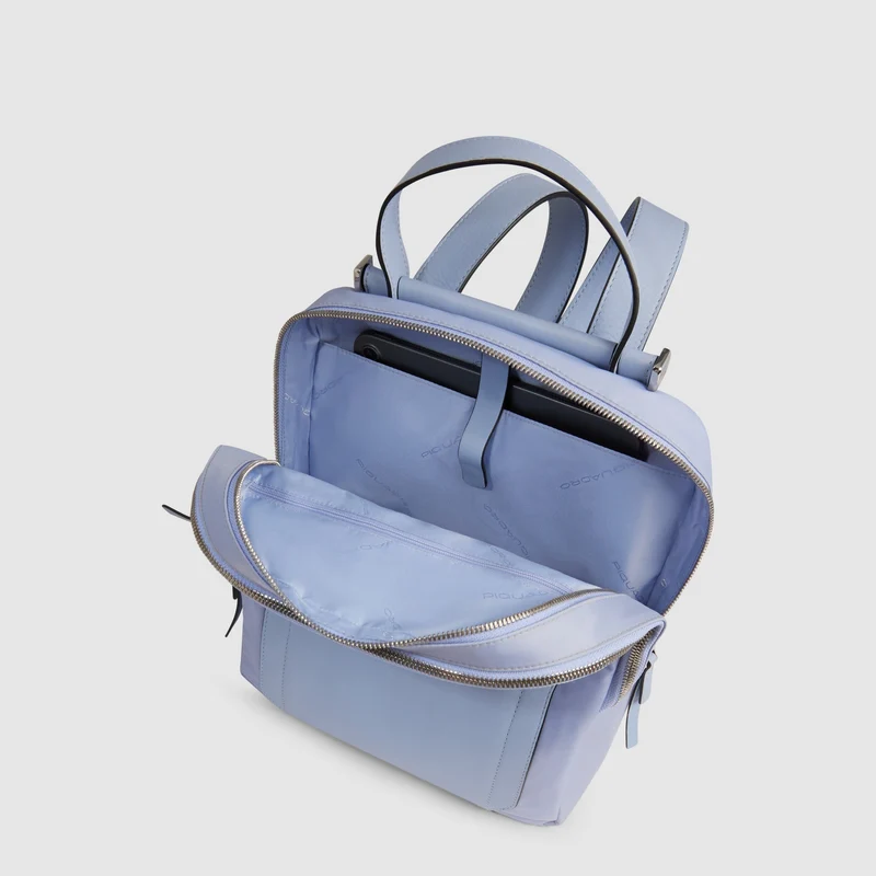 Zaino donna porta iPad® in tessuto riciclato