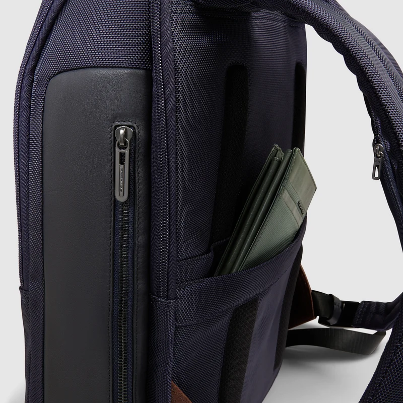 Zaino uomo porta pc 15,6" in tessuto riciclato