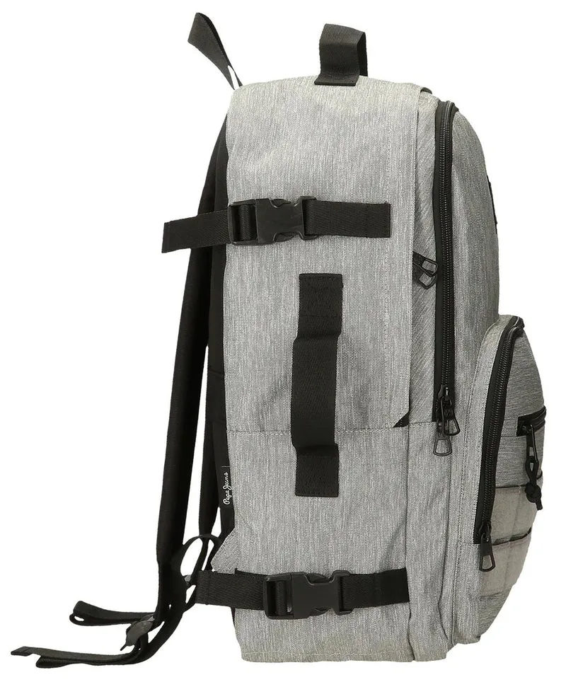 63328H1 MOCHILA ADAP. 44CM. PJL ARIS EVERGREEN GRIS