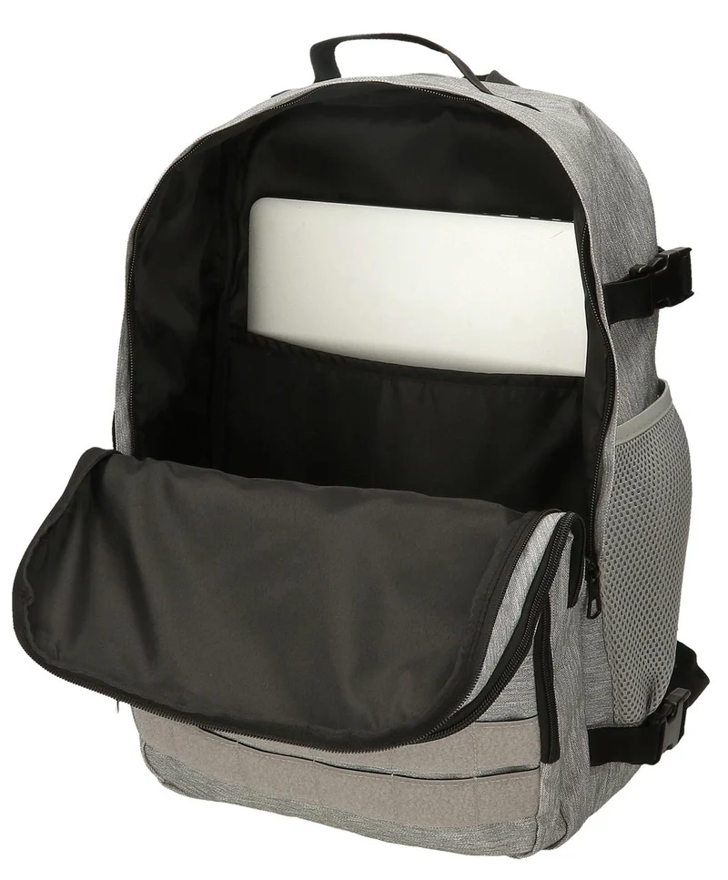 63328H1 MOCHILA ADAP. 44CM. PJL ARIS EVERGREEN GRIS