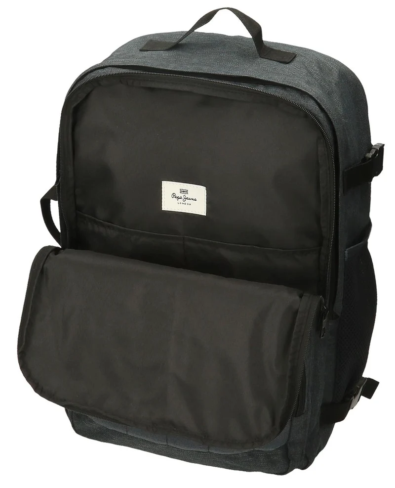 63328C8 MOCHILA ADAP. 44CM. PJL ARIS EVERGREEN DENIM OSCURO
