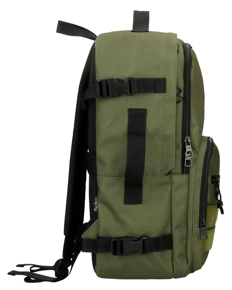 63328C3 MOCHILA ADAP. 44CM. PJL ARIS EVERGREEN CAQUI