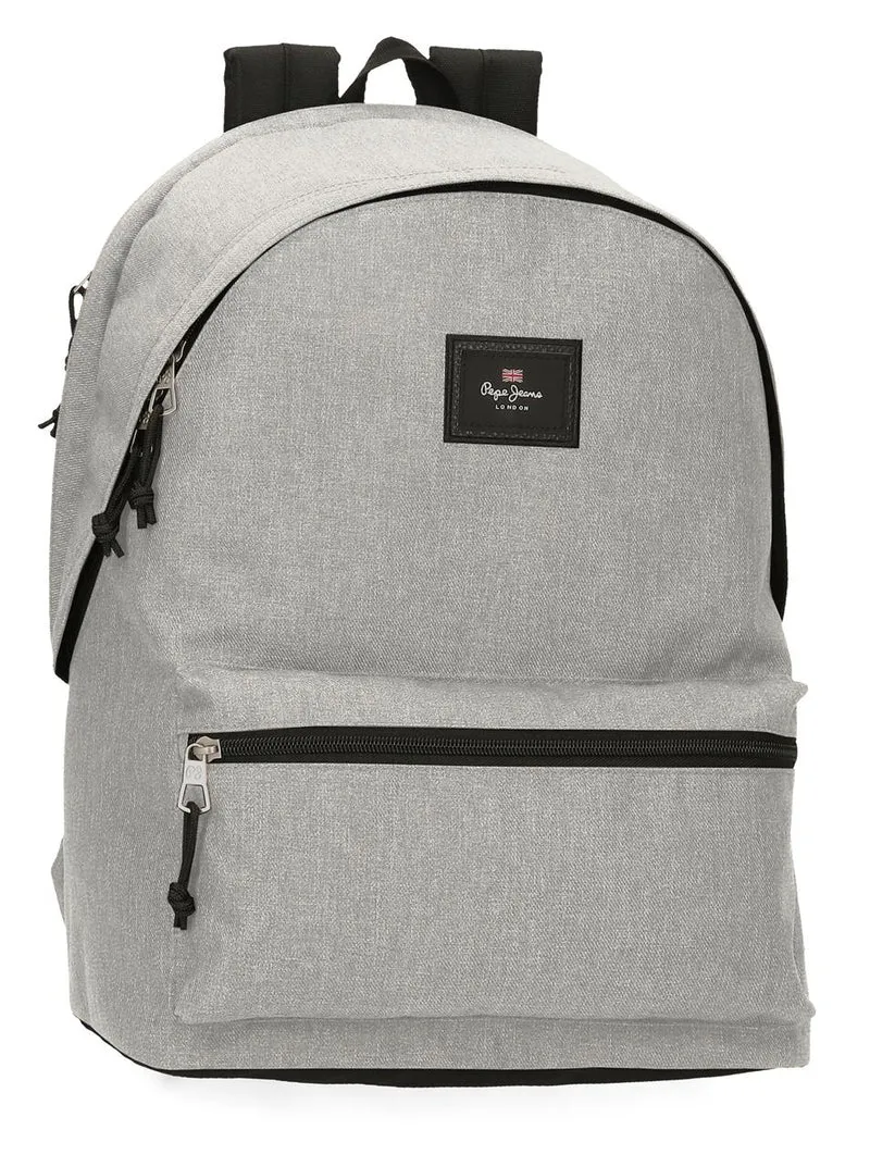 63324H1 MOCHILA PORTAORD. 44CM 2C. PJL ARIS EVERGREEN GRIS