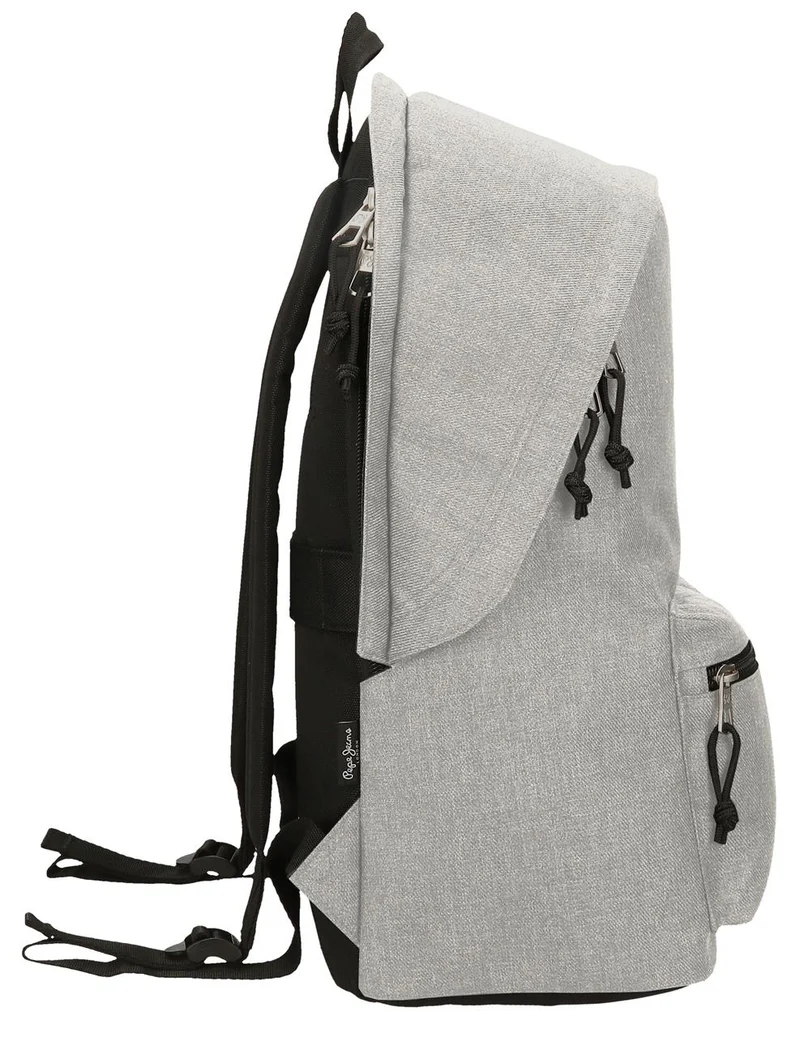 63324H1 MOCHILA PORTAORD. 44CM 2C. PJL ARIS EVERGREEN GRIS