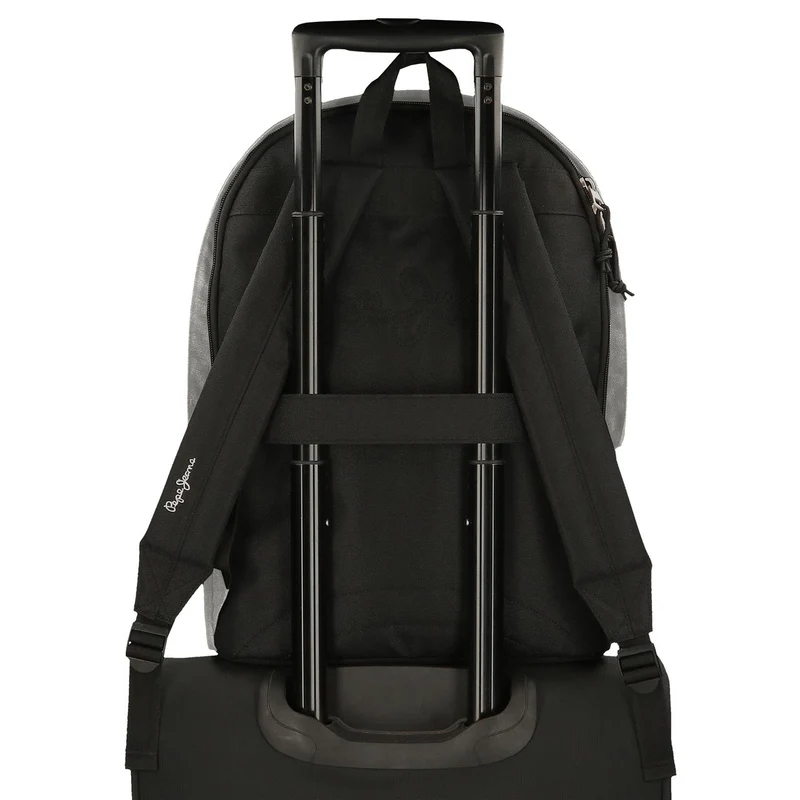 63324H1 MOCHILA PORTAORD. 44CM 2C. PJL ARIS EVERGREEN GRIS