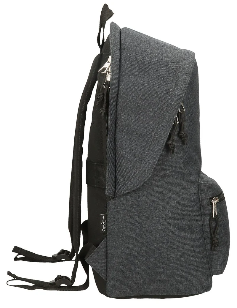 63324C8 MOCHILA PORTAORD. 44CM 2C. PJL ARIS EVERGREEN DENIM