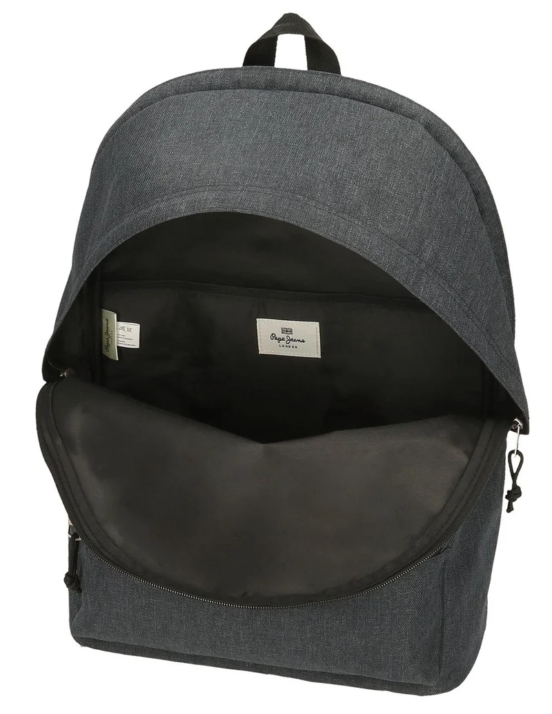 63324C8 MOCHILA PORTAORD. 44CM 2C. PJL ARIS EVERGREEN DENIM