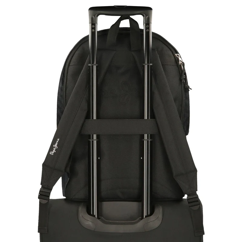 63324C8 MOCHILA PORTAORD. 44CM 2C. PJL ARIS EVERGREEN DENIM