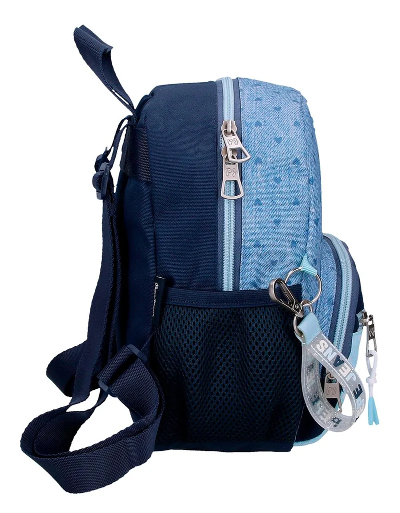 6822022 MOCHILA 23CM. PJL NONI DENIM AZUL CLARO
