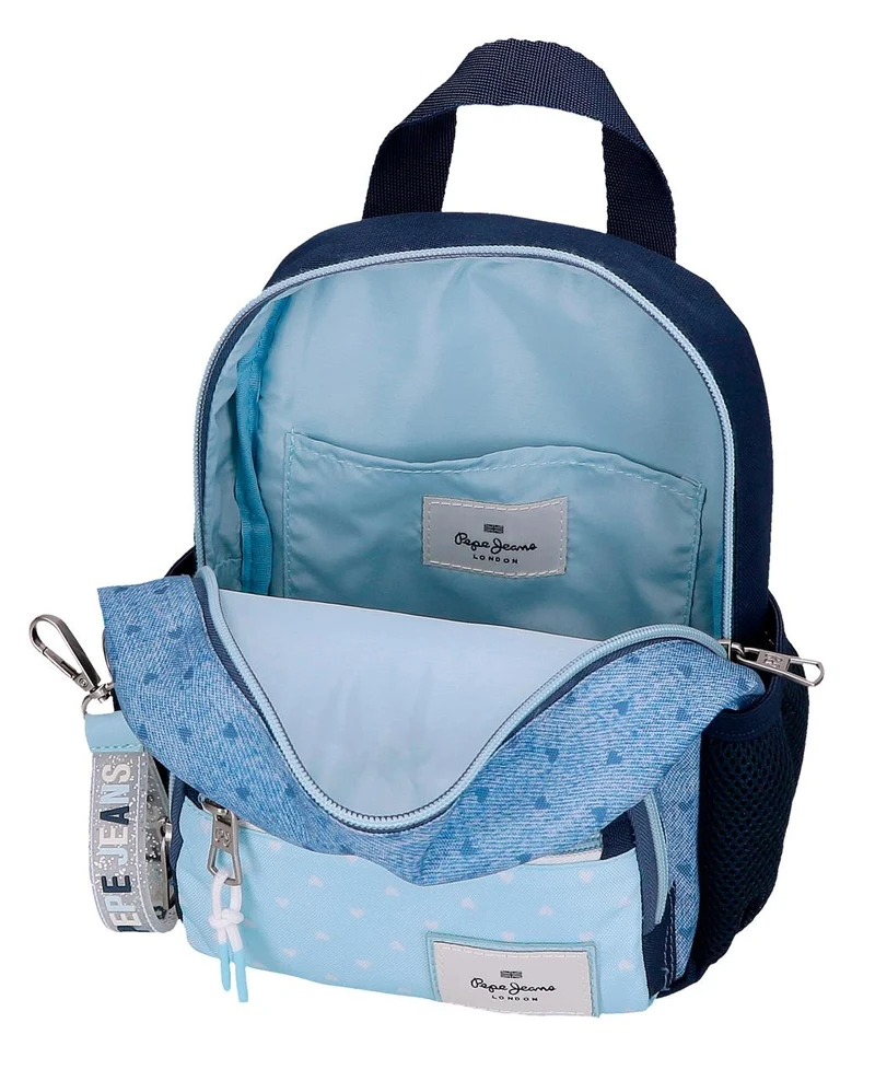 6822022 MOCHILA 23CM. PJL NONI DENIM AZUL CLARO