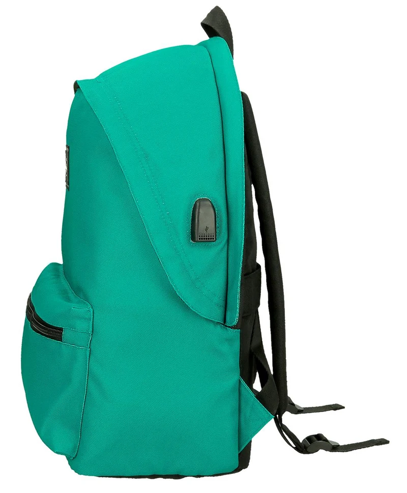 63324C6 MOCHILA PORTAORD. 44CM 2C. PJL ARIS EVERGREEN VERDE
