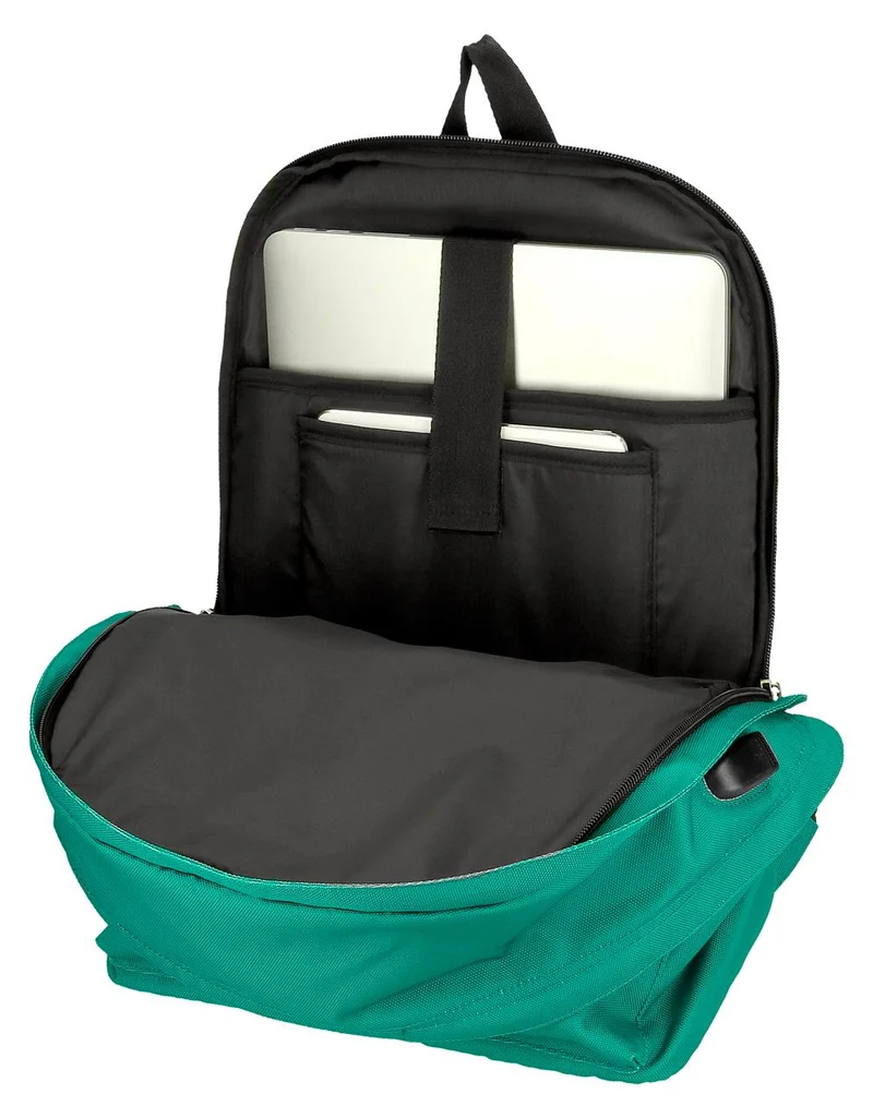63324C6 MOCHILA PORTAORD. 44CM 2C. PJL ARIS EVERGREEN VERDE