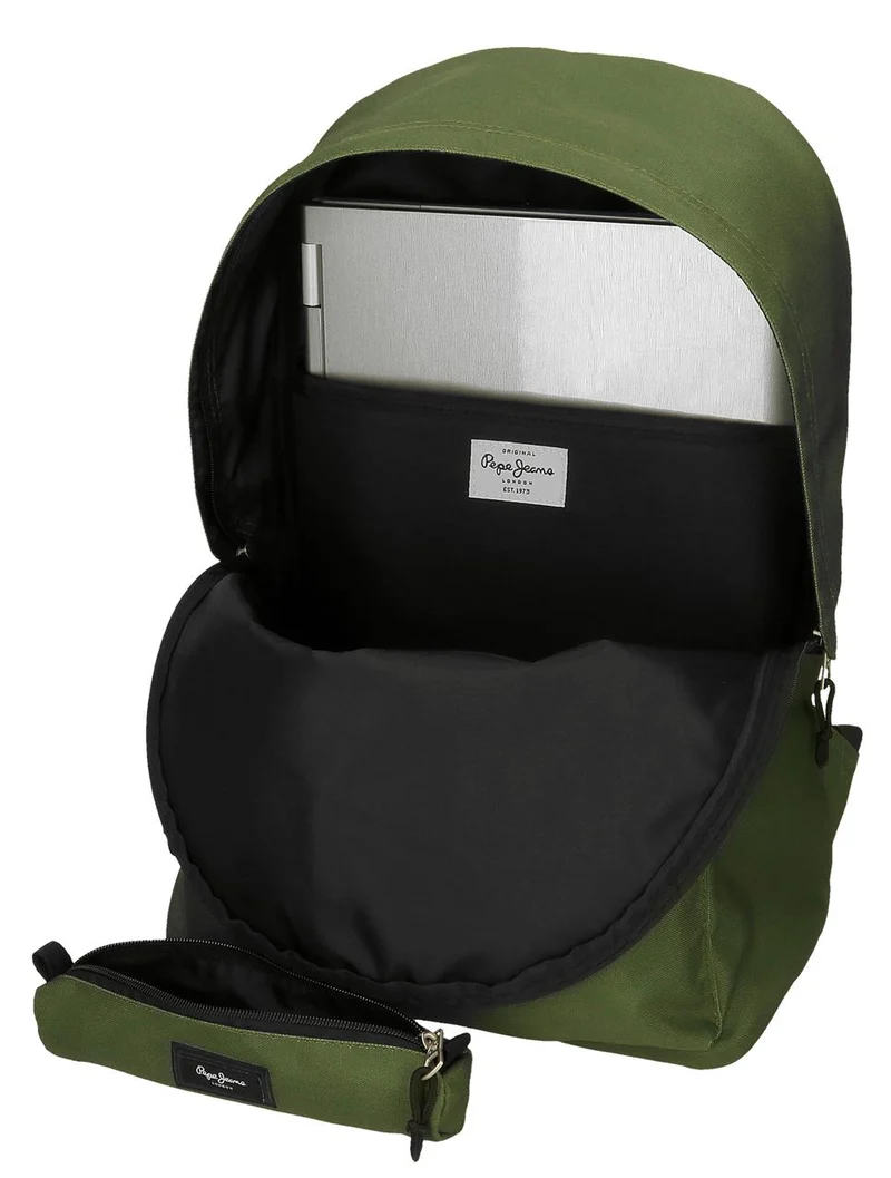 63392A4 MOCHILA PORTAORD + PORTATODO. 44CM. PJL ARIS EVERGRE
