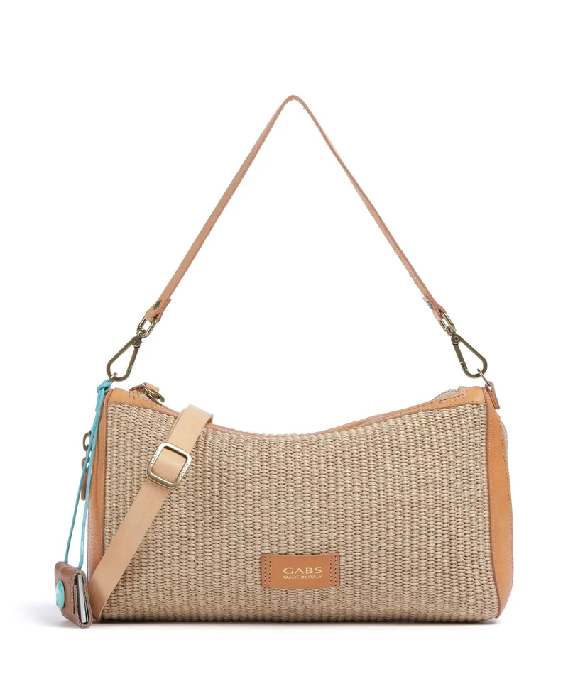 Gabs Oceania Pepita Bolso de hombro beige/oro/naturale